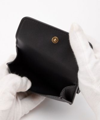 【COACH（コーチ）】ミニトライフォールド ウォレット（黒）三つ折り ミニ トライフォールド ウォレット | COACH/コーチ | 三越伊勢丹
